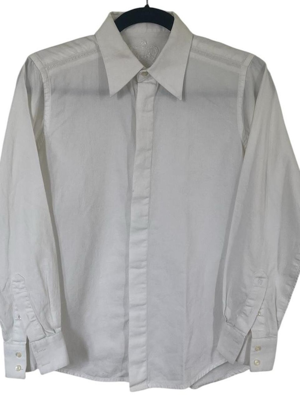 Robert Graham Boys' Long-Sleeve Dress Shirt -White